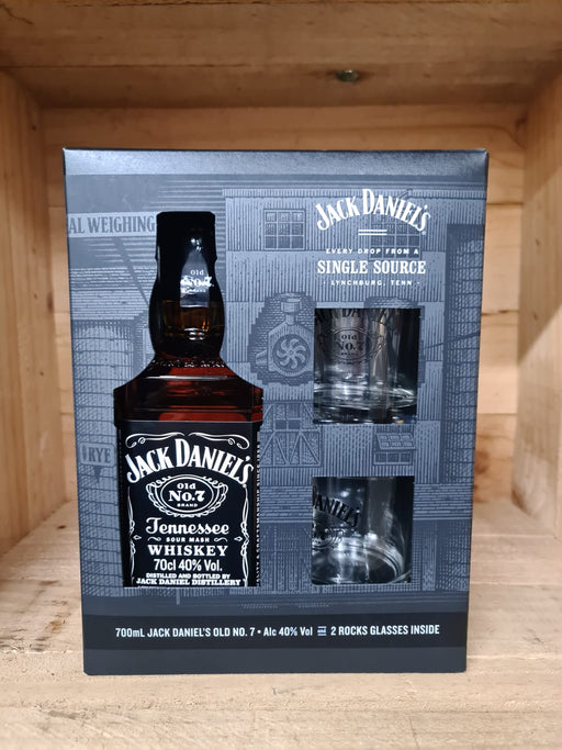 Jack Daniel’s Gift Pack With Two Glass 700ml