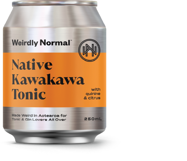 Weirdly Normal Native Kawakawa Tonic 250ml Can x 4