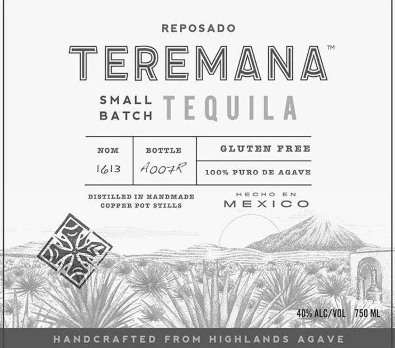 Teremana Tequila Reposado 750ml