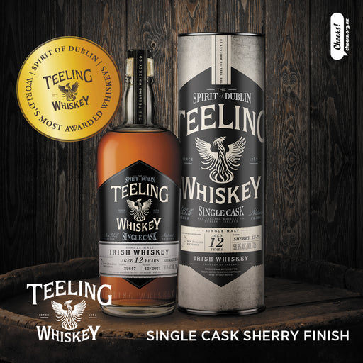 Teeling 12 Year Old Sherry Finished Single Cask Whisky 700ml