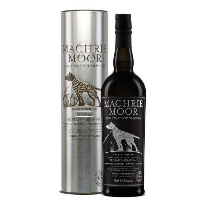 Arran Machrie Moor Cask Strength Peated Island Single Malt Scotch Whisky