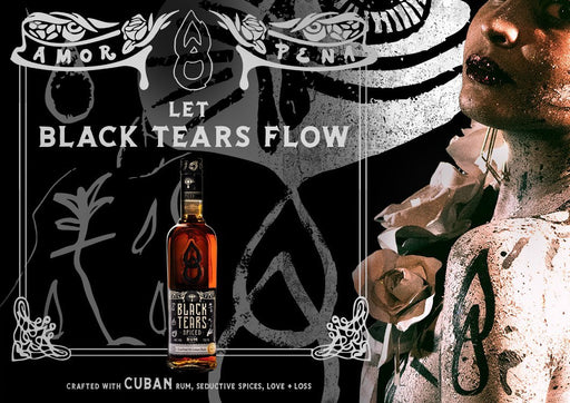 Black Tears Cuban Spiced Rum 700ml