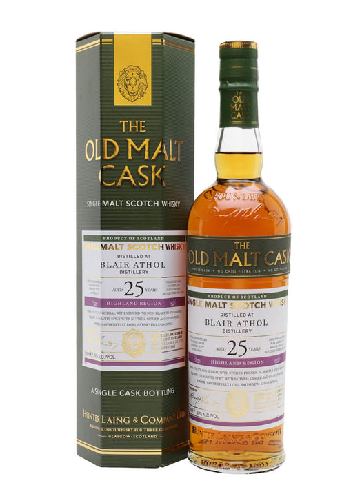 Blair Athol 1995 25 Year Old Sherry Cask Old Malt Cask Whisky 700ml