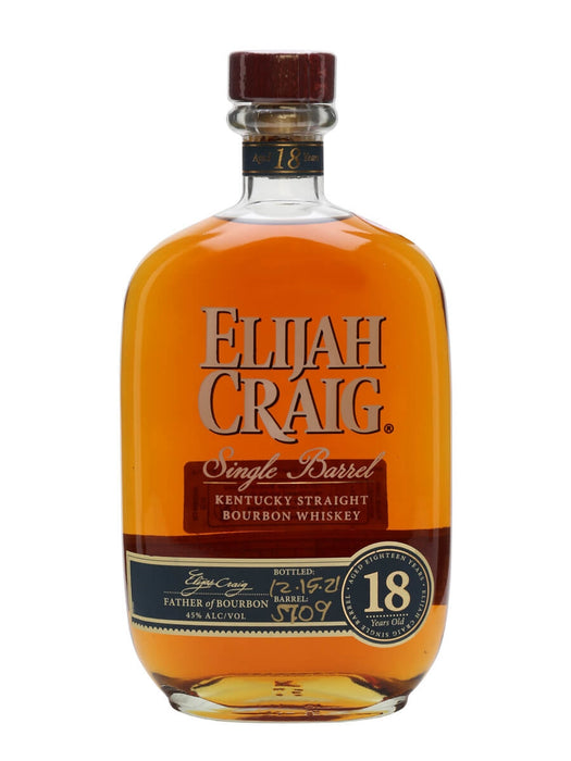 Elijah Craig Single Barrel 18 Years Old 750ml