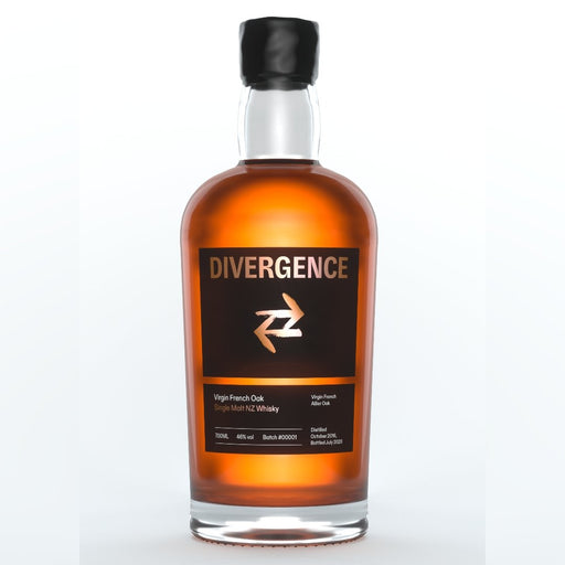 DIVERGENCE Single Malt NZ Whisky – Virgin French Oak