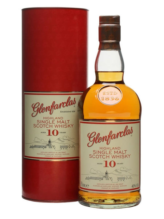 Glenfarclas 10 Year Old Speyside Single Malt Scotch Whisky 700ml