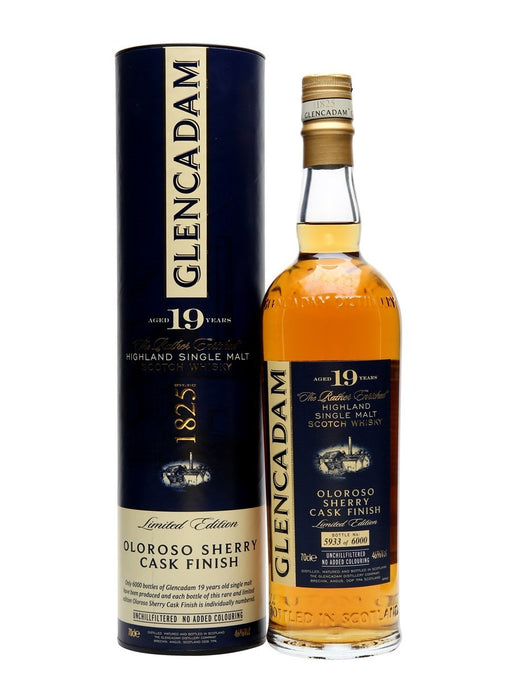 Glencadam Aged 19 Years Oloroso Cask Finish Whisky 700ml
