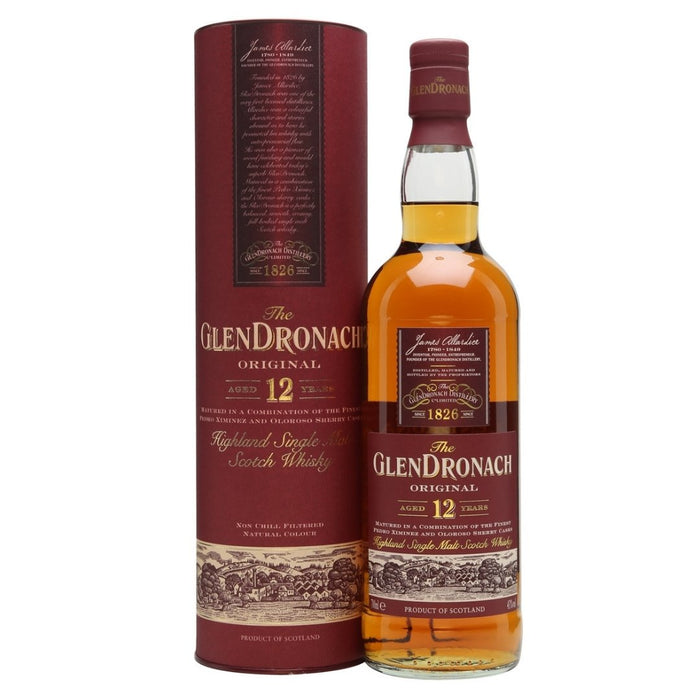 Glendronach 12 Year Old Single Malt Whisky 700ml