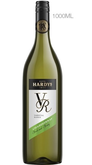 Hardys VR Chardonnay 1ltr x 6 Bottles