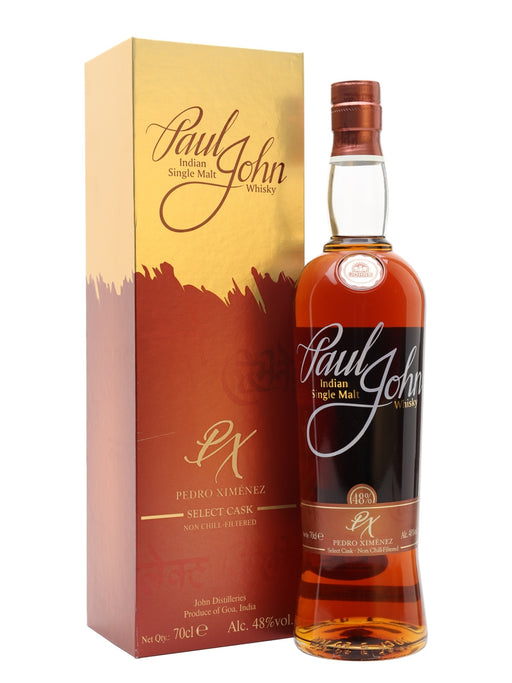 Paul John Pedro Ximenez Select Cask Single Malt Indian Whisky 700ml