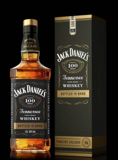 Jack Daniels Bottled in Bond 100 Proof Tennessee Whiskey 1000ml