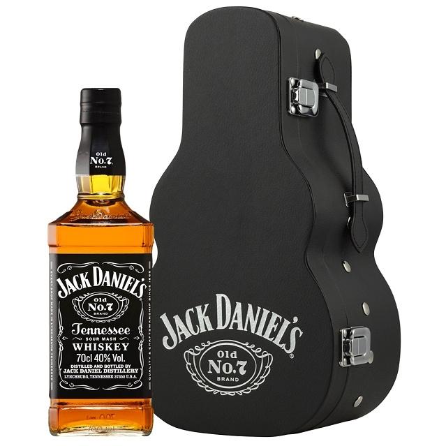 Jack Daniels Tennesssee Whiskey Guitar Gift 700ml