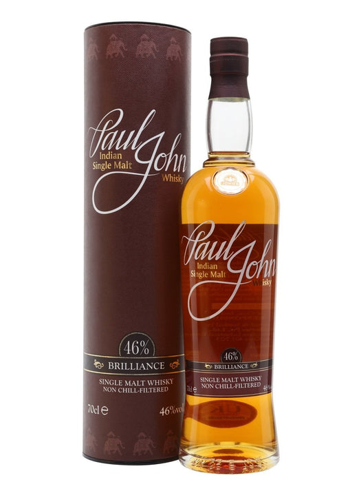 Paul John Brilliance Indian Single Malt Whisky 700ml