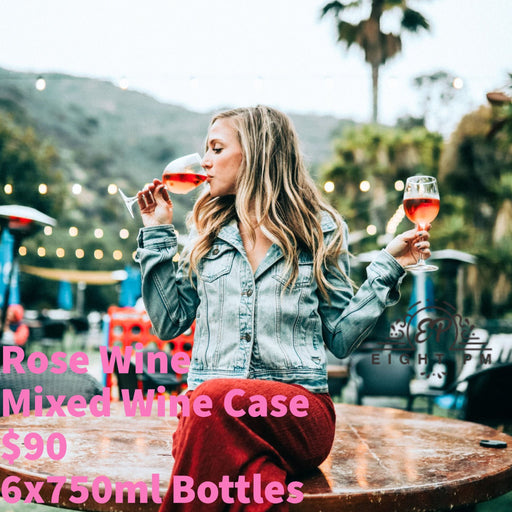 Rose Wine Mixed Wine Case $90 750ml Bottles x 6