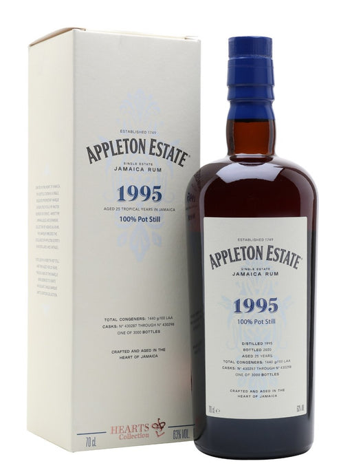Appleton 1995 25 Year Old Hearts Collection Rum 700ml