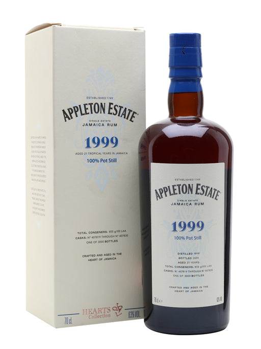 Appleton 1999 21 Year Old Hearts Collection Rum 700ml