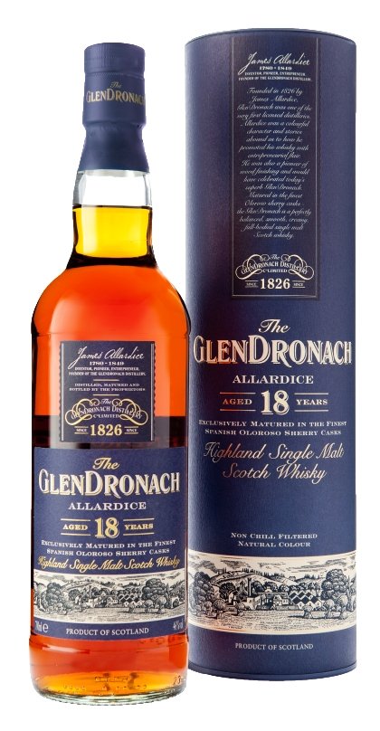 ま*き様 GLENDRONACH ALLARDICE 18 YEARS 700m The GlenDronach 18 Year Old Allardice 700ml — Eight PM