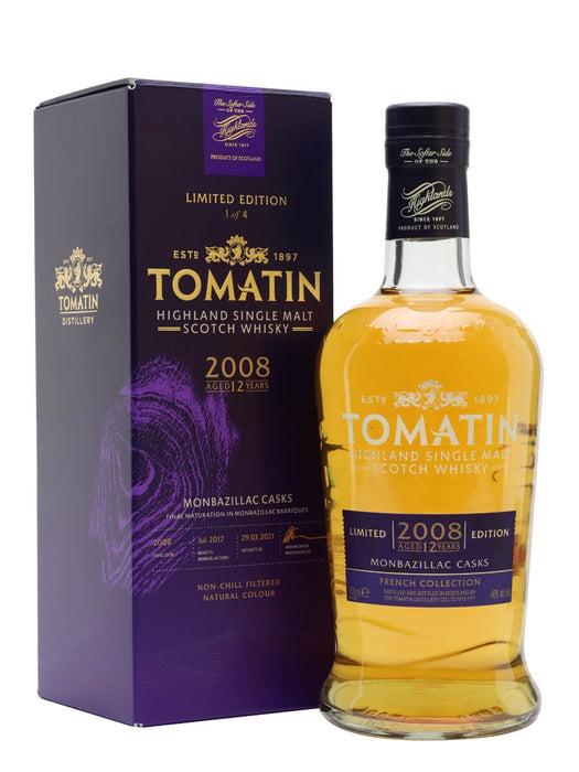 Tomatin 2008 12 Year Old Monbazillac Cask French Collection