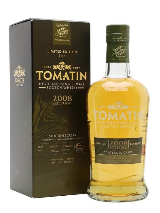 Tomatin 2008 12 Year Old Sauternes Cask French Collection